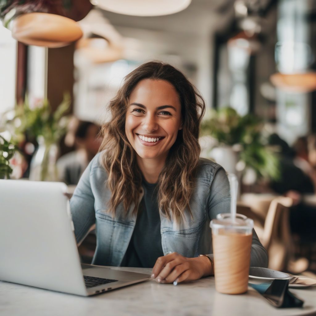 Woman enjoying a balanced lifestyle