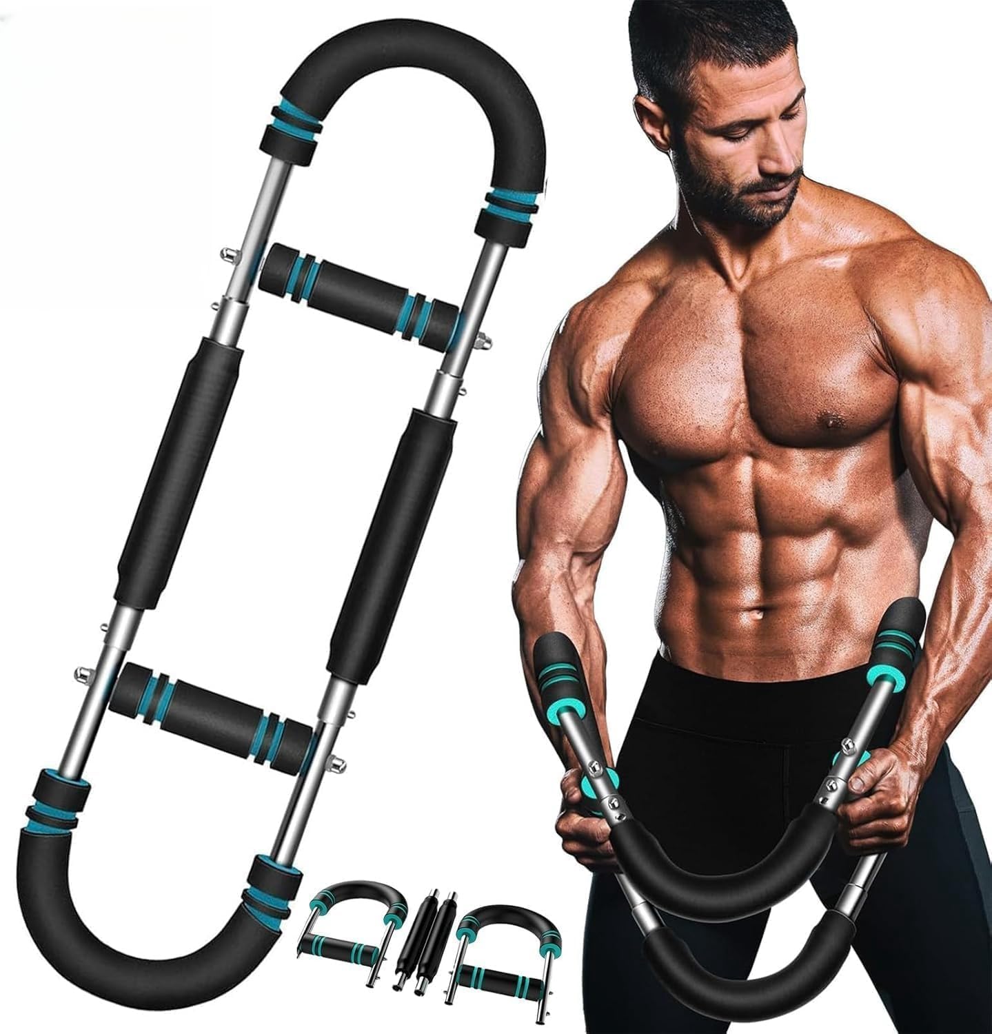Twister Arm Trainer for Men - Adjustable Chest Workout Equipment for Home Gym, Muscle Builder & Strength Training for Arms, Chest, Shoulders